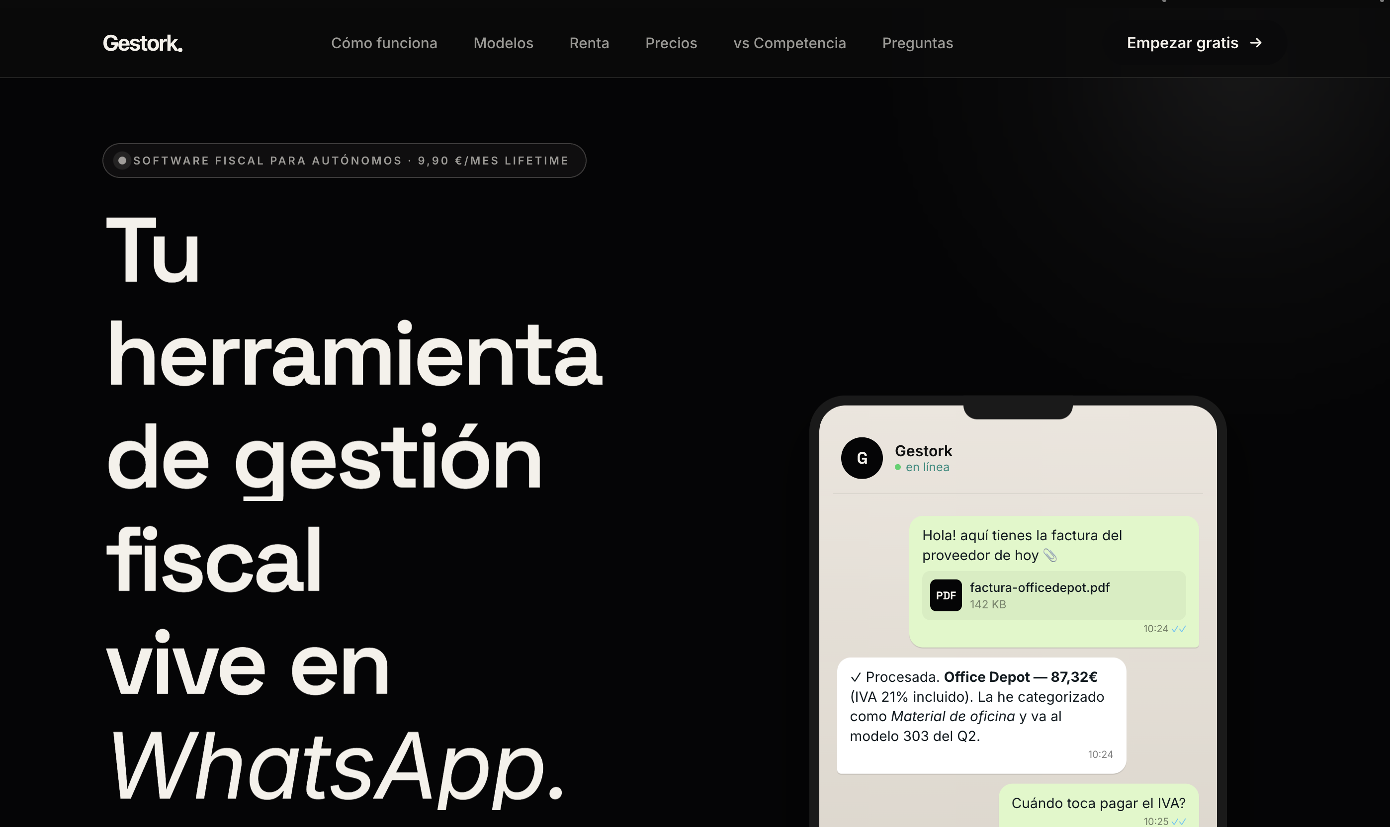 Gestork — Gestoría digital con IA