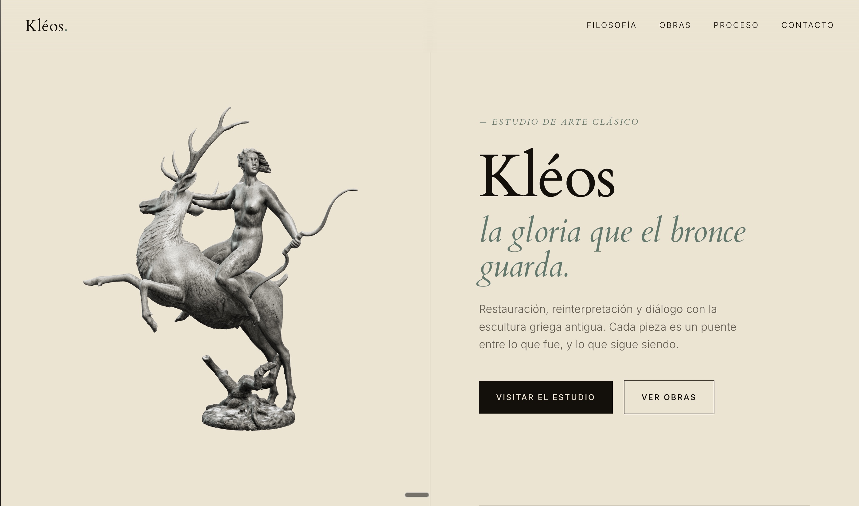 Kléos — Estudio de arte clásico